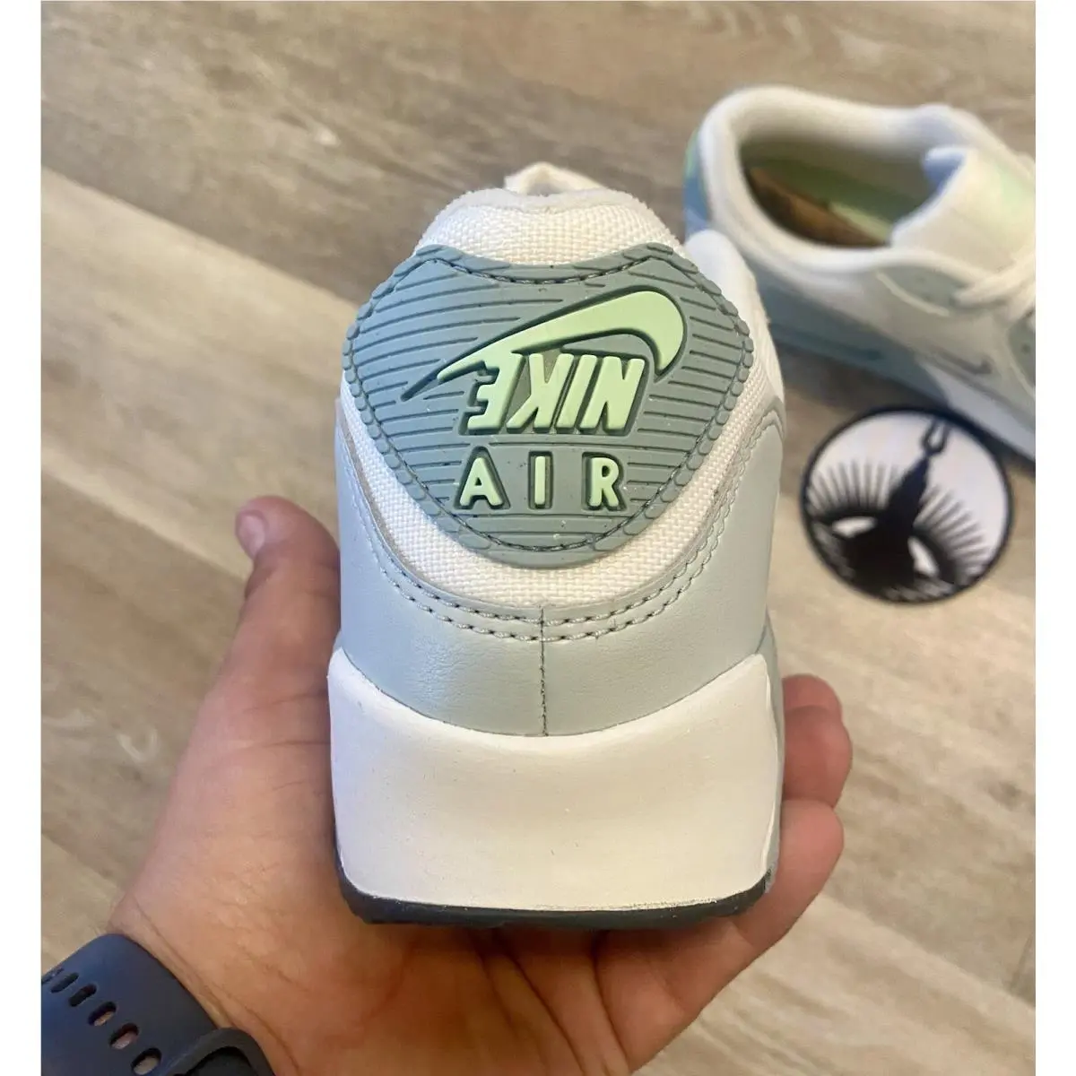 Nike shoes - Nike Air Max 90 SE - FN6948-100 - Sail/Metallic Silver/Sea Glass (UPC: 197593622402) 0