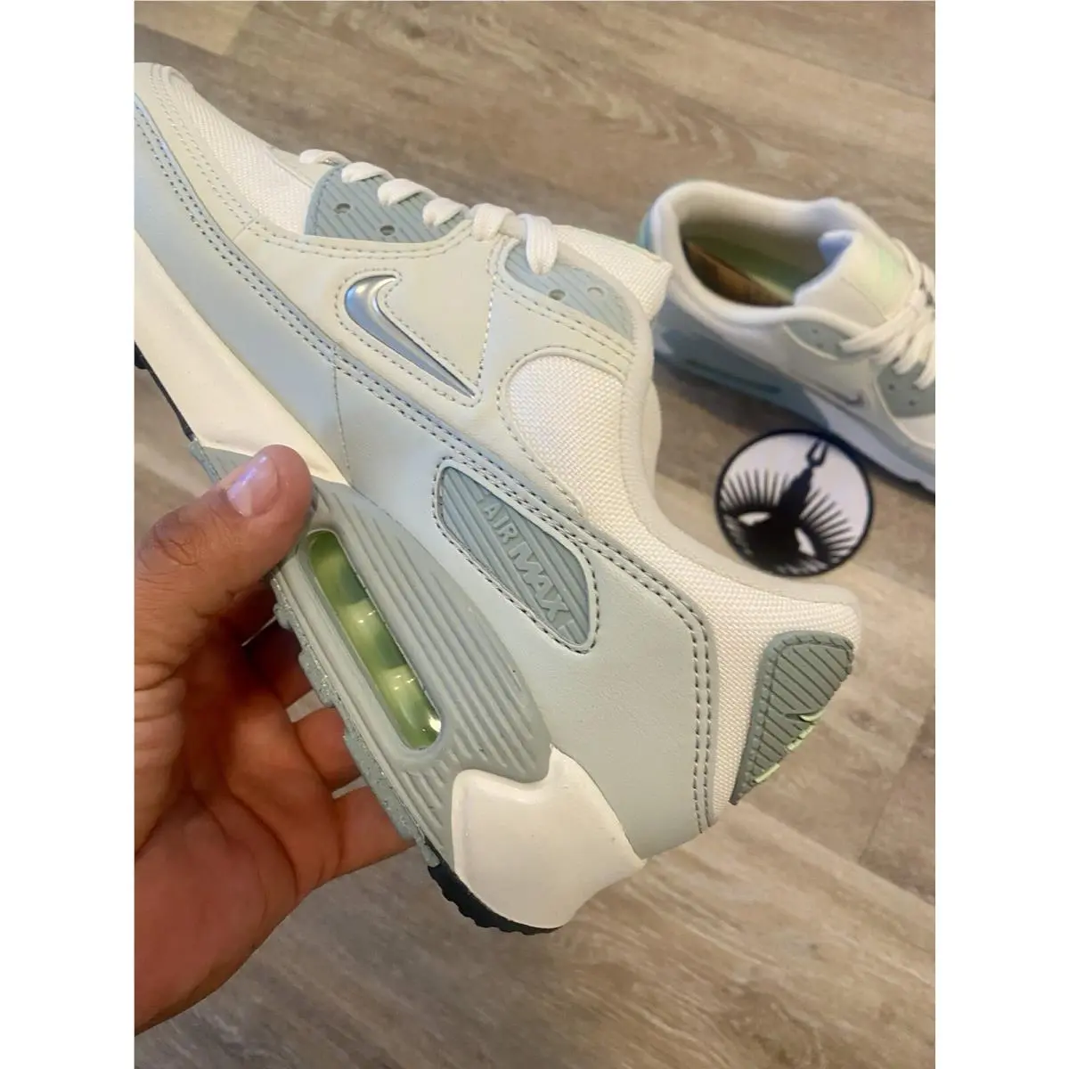 Nike shoes - Nike Air Max 90 SE - FN6948-100 - Sail/Metallic Silver/Sea Glass (UPC: 197593622402) 1