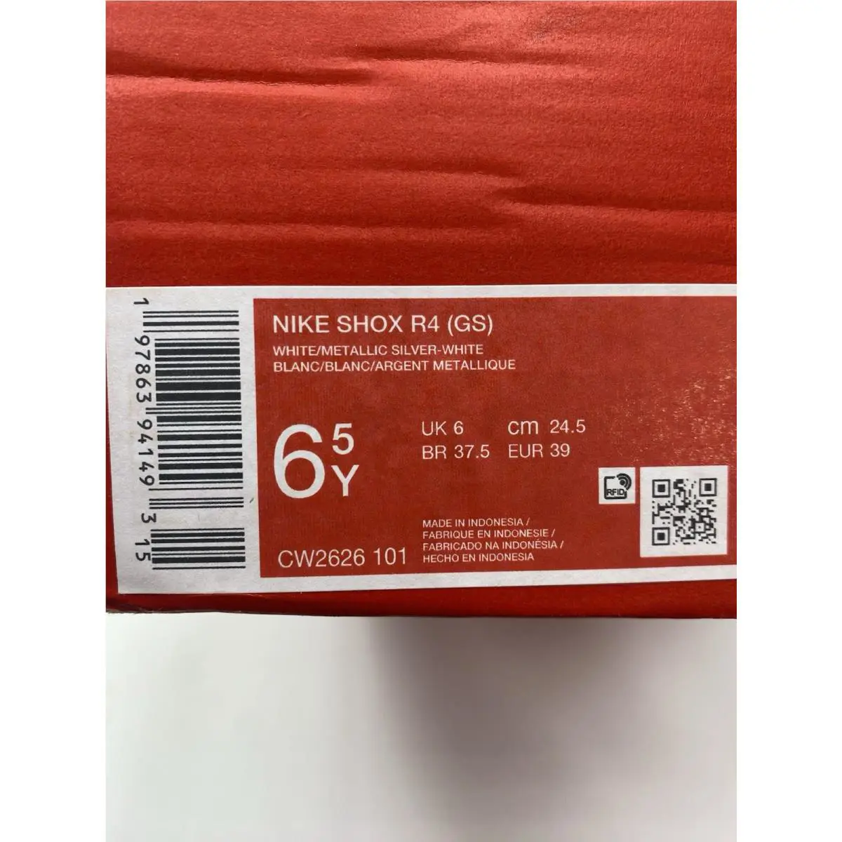 Nike shoes - Nike Shox R4 - Shox - CW2626 101 - White (UPC: 197863882758) 6
