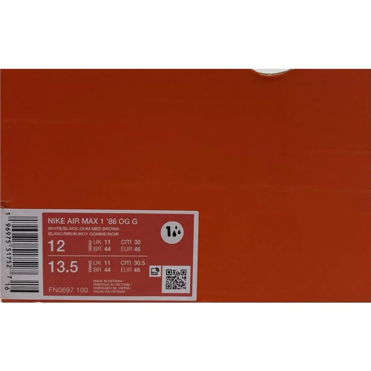 Nike shoes - Nike Air Max 1 - Air Max - FN0697-100 - White 5