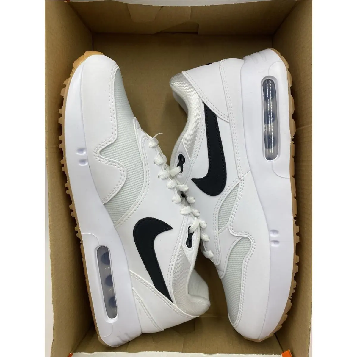 Nike shoes - Nike Air Max 1 - Air Max - FN0697 100 - White/Black-Gum Med Brown (UPC: 196975502103) 5