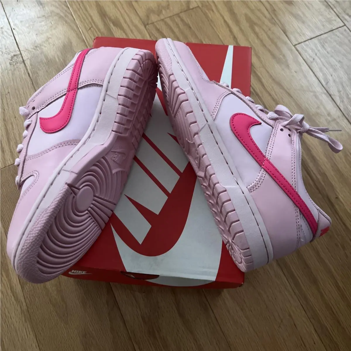 Nike shoes - Nike Dunk Low GS - Dunk Low - DH9765 600 - Pink (UPC: 196149536156) 2