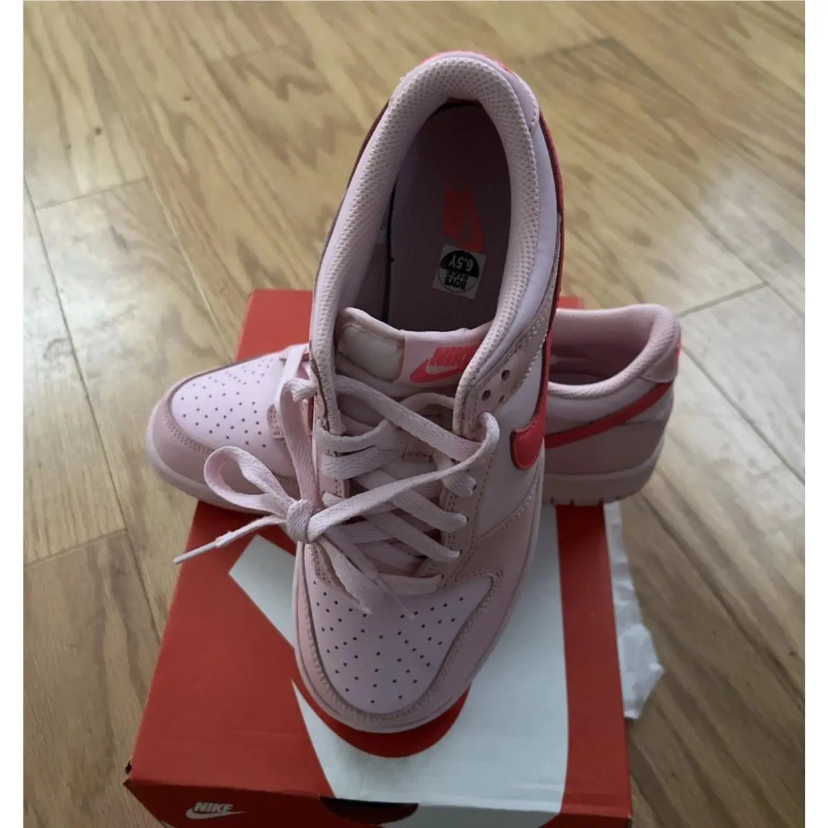 Nike shoes - Nike Dunk Low GS - Dunk Low - DH9765 600 - Pink (UPC: 196149536156) 4