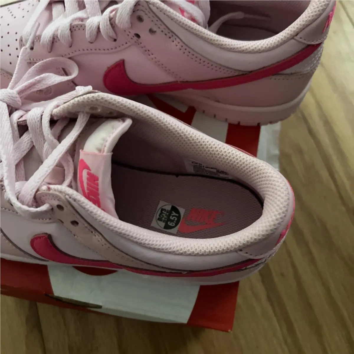 Nike shoes - Nike Dunk Low GS - Dunk Low - DH9765 600 - Pink (UPC: 196149536156) 5