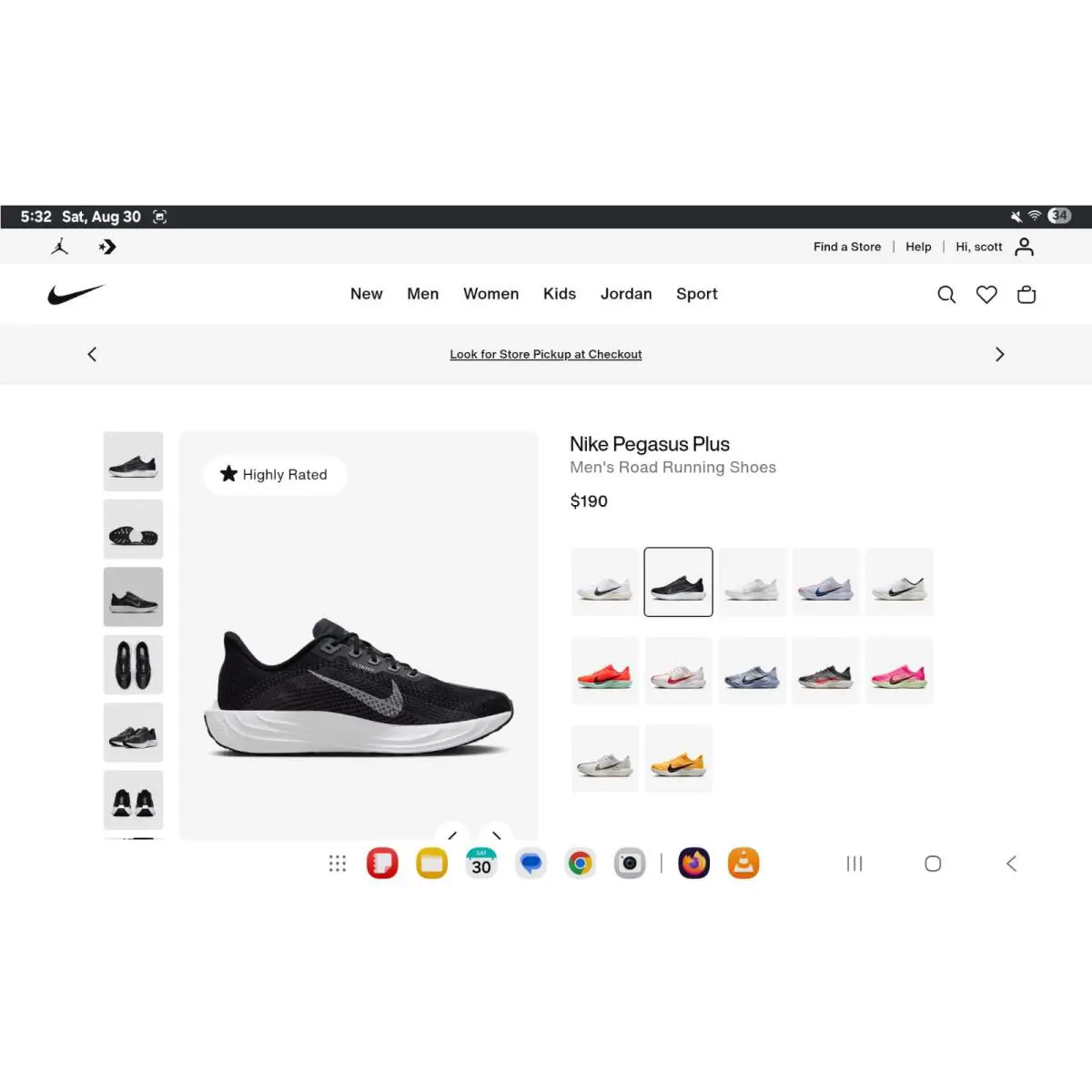 Nike shoes - Nike Pegasus Plus - Pegasus Plus - FQ7262-002 - Blqack/Pure Platinum-Anthracite (UPC: 197597084671) 17