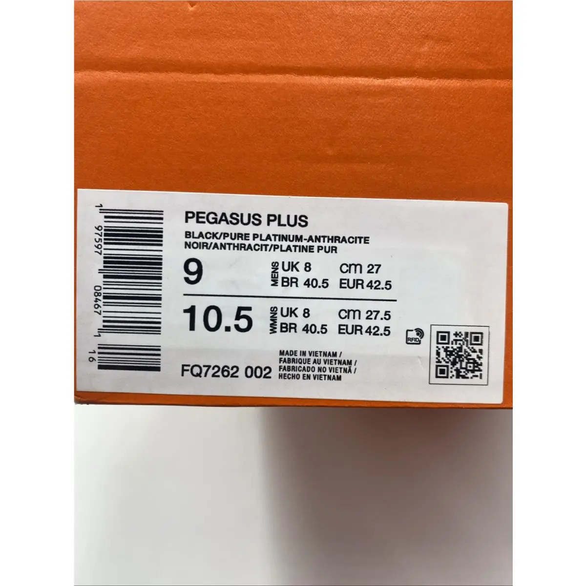 Nike shoes - Nike Pegasus Plus - Pegasus Plus - FQ7262-002 - Blqack/Pure Platinum-Anthracite (UPC: 197597084671) 6