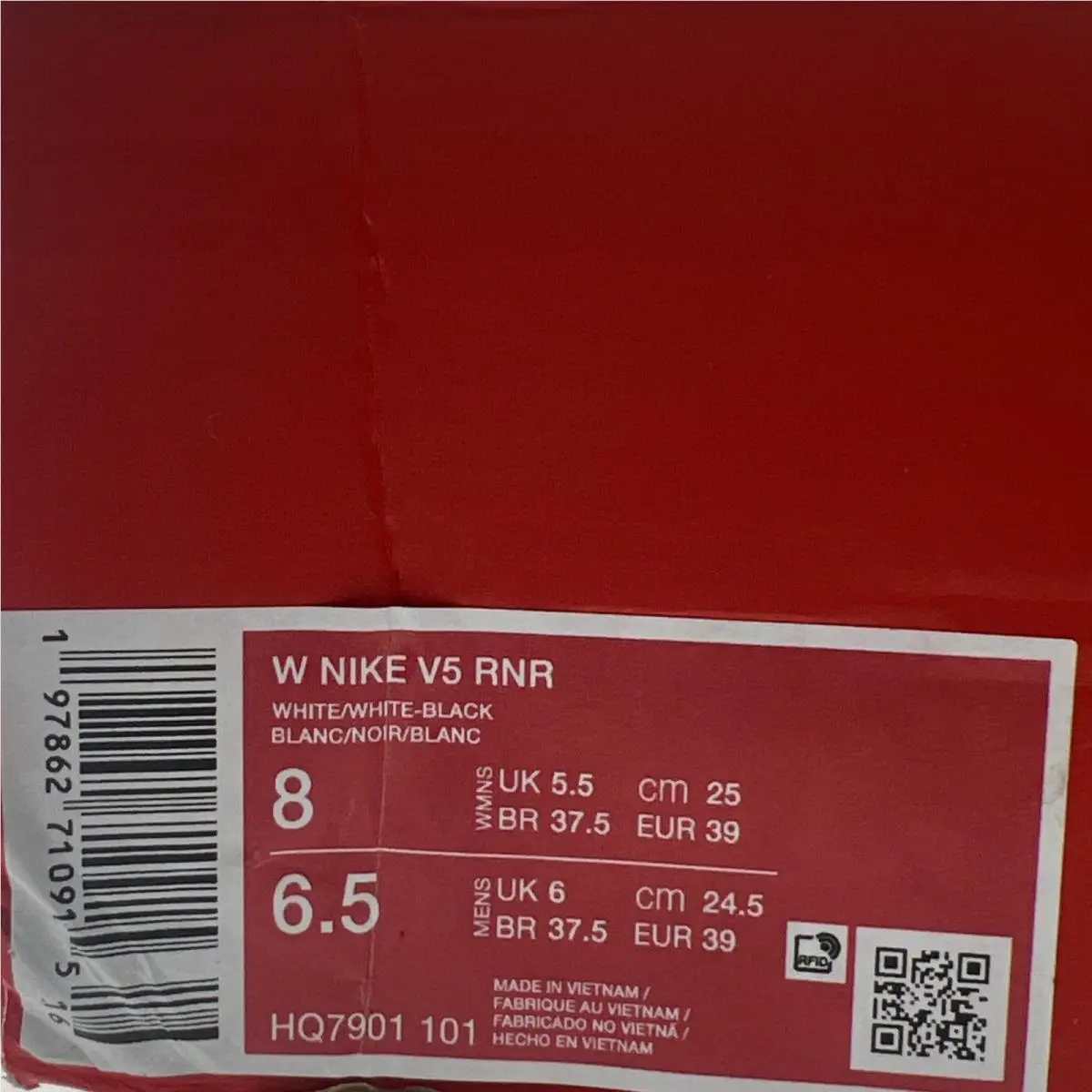 Nike shoes - Nike V5 RNR - RNR - HQ7901-101 - White 5