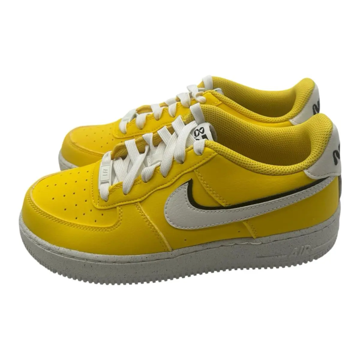 Nike shoes - Nike Air Force 1 LV8 GS - DQ0359 700 - Yellow, Manufacturer: Tour Yellow Sail Black (UPC: 196149540542) 4