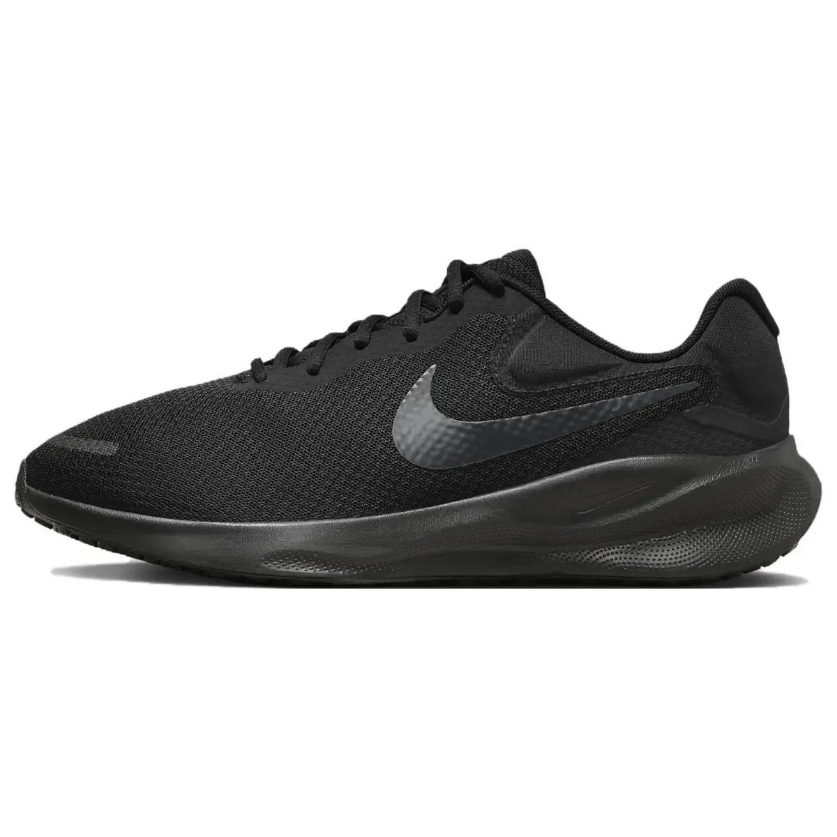 Nike Mens Revolution 7 Wide Running Shoes Size 10 Wide Width FB8501 001 - BLACK OFF NOIR