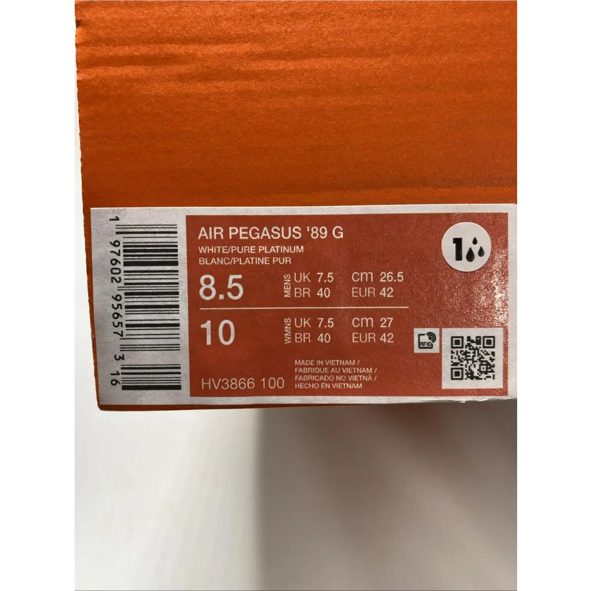 Nike shoes - Nike Air Pegasus - Air Pegasus - HV3866 100 - White/Pure Platinum (UPC: 197602956573) 6