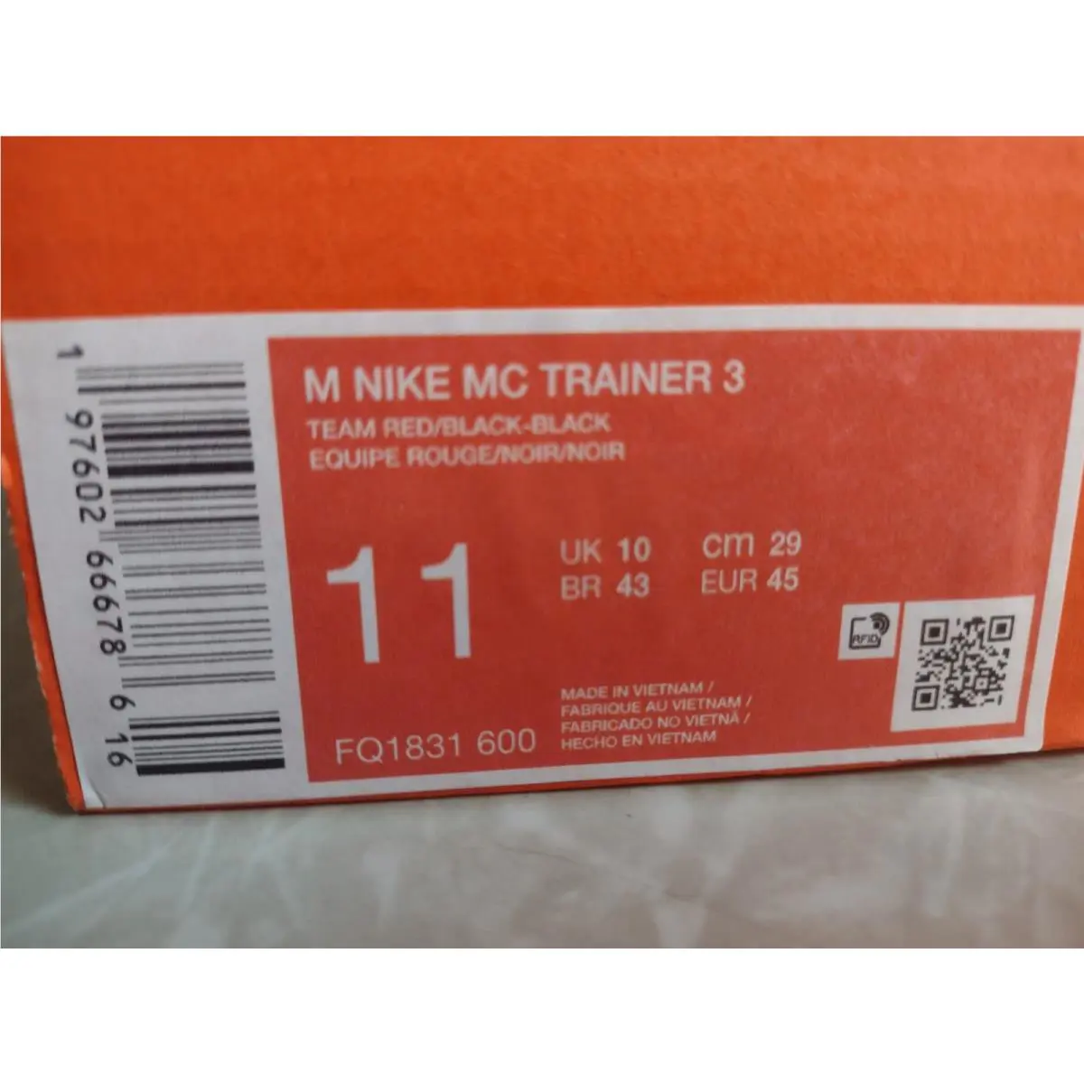 Nike shoes - Trainer 3 - Trainer - FQ1831-600 - Team Red (UPC: 0197602679946) 8