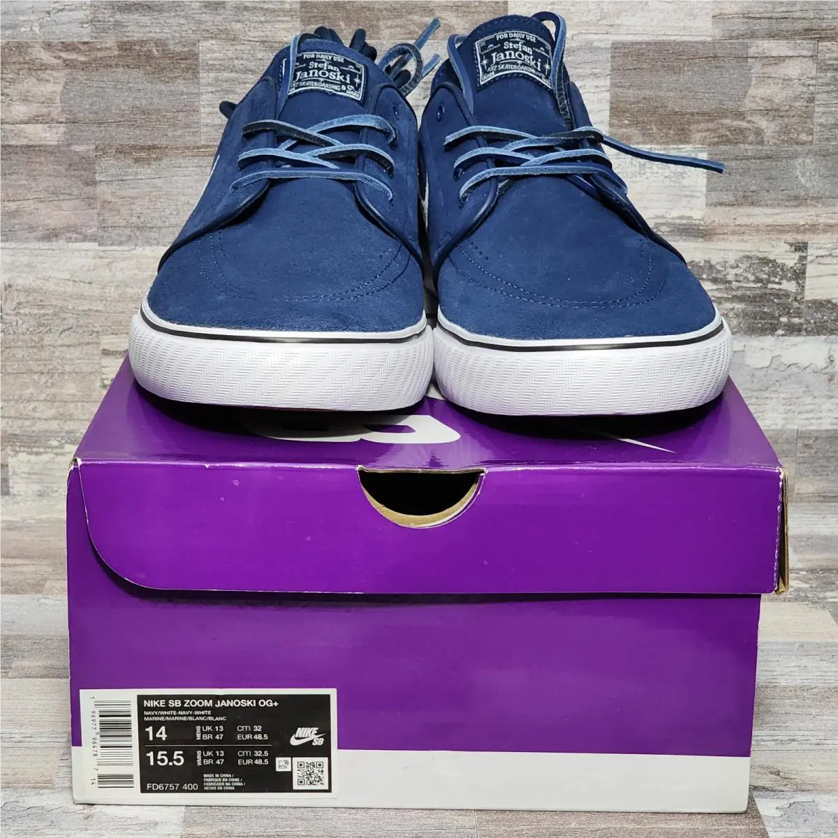 Nike shoes - Nike SB Zoom Stefan Janoski - FD6757 400 - Blue (UPC: 196977964787) 9