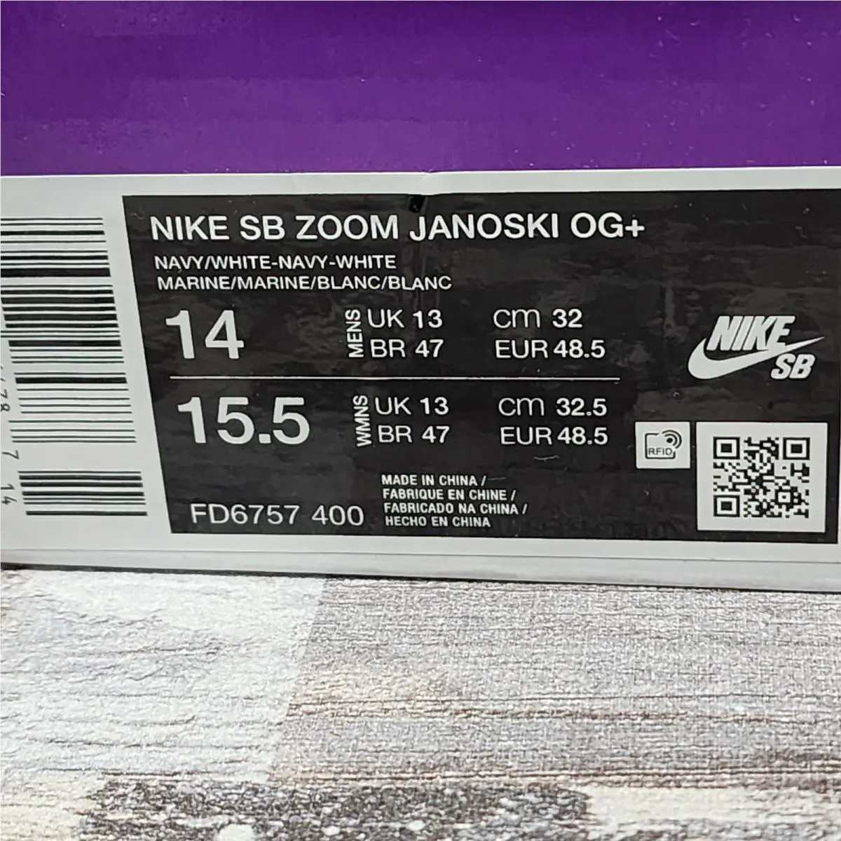 Nike shoes - Nike SB Zoom Stefan Janoski - FD6757 400 - Blue (UPC: 196977964787) 10