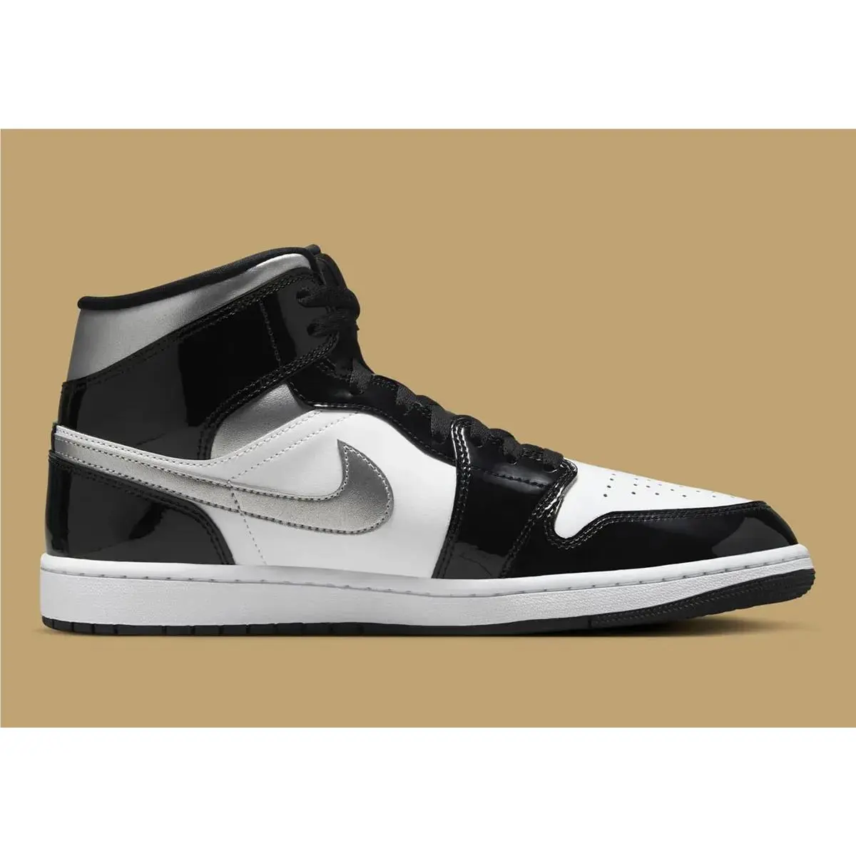 Nike shoes - Nike Air Jordan 1 - Air - HV0789-010 - Black/White/Metallic Gold/Metallic Silver 1