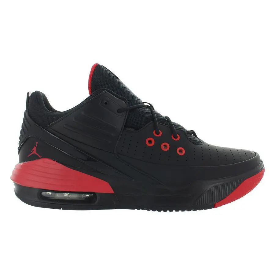 Nike Jordan Max Aura 5 Mens Shoes - Black/University Red/Black, Main: Black