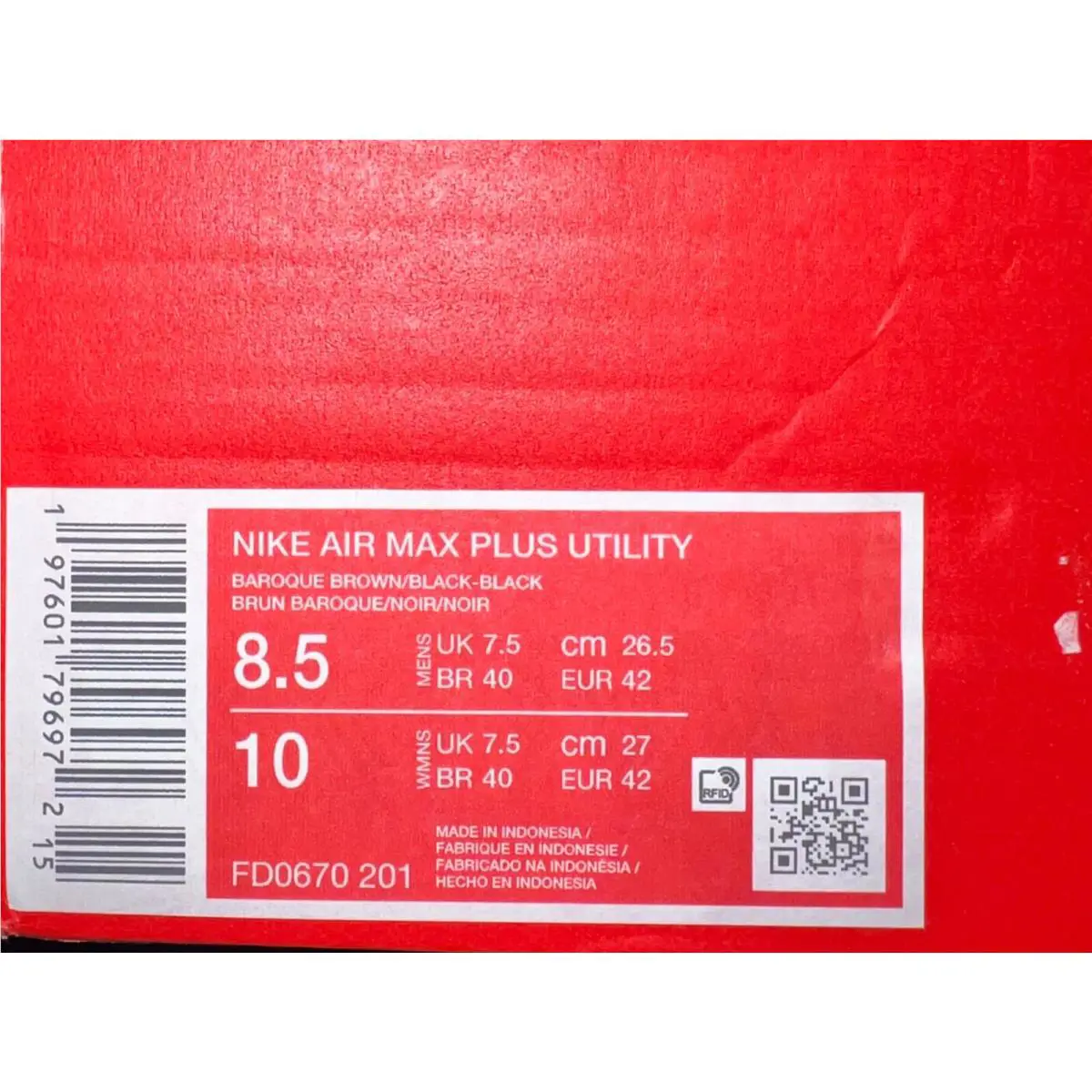 Nike shoes - Nike Air Max Plus - Air Max Plus - FD0670-201 - Brown 0