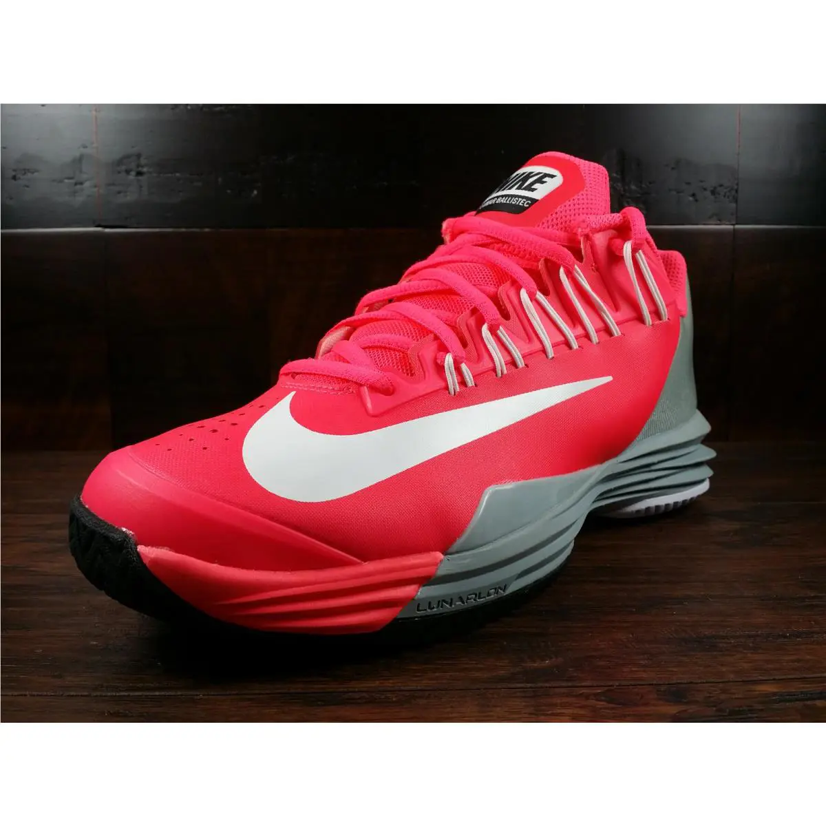 Nike shoes - Nike Lunar Ballistec - Lunar Ballistec - 631648-610 - Hyperpunch / White / Silver 0
