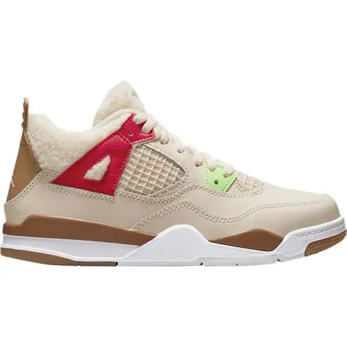 Nike shoes - Jordan 4 - Sail/University Red/Hemp/Barely Volt 0