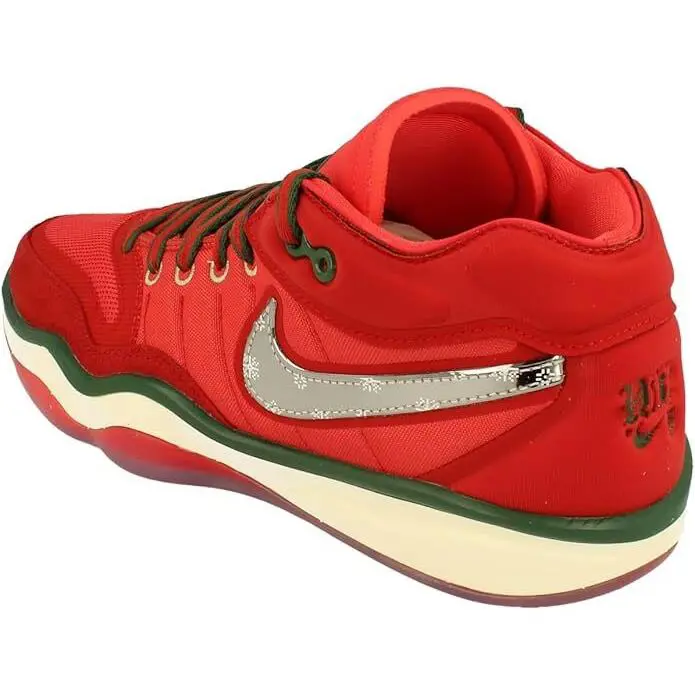 Nike shoes - Track Red, Metallic Silver 1