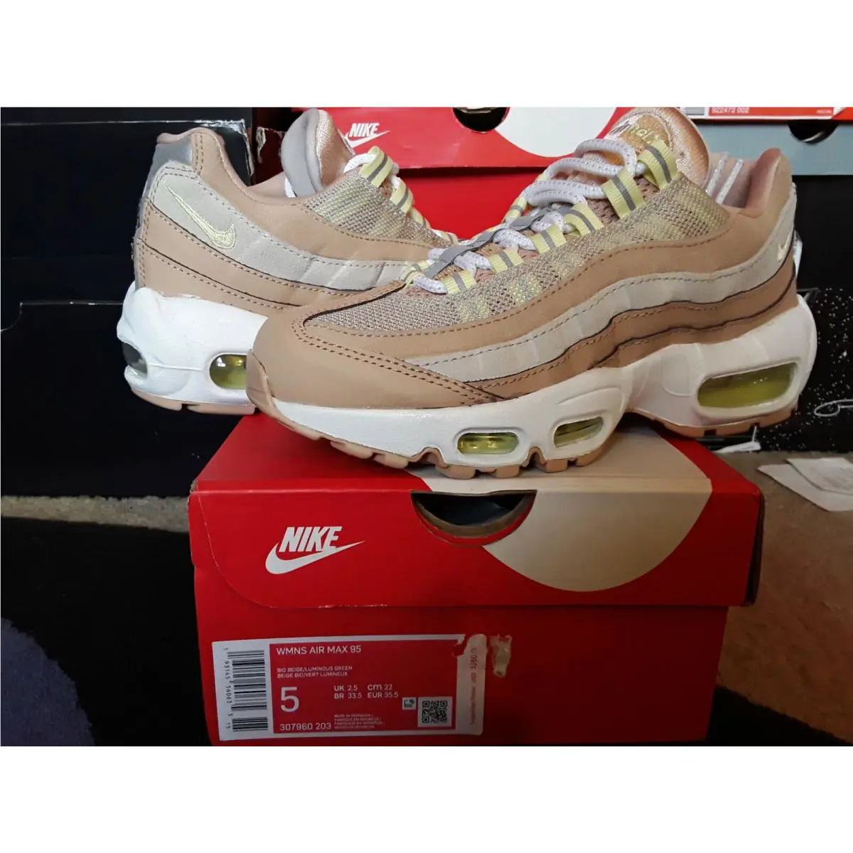 Nike shoes - Nike Air Max 95 - Air Max - 307960-203 - Beige 0
