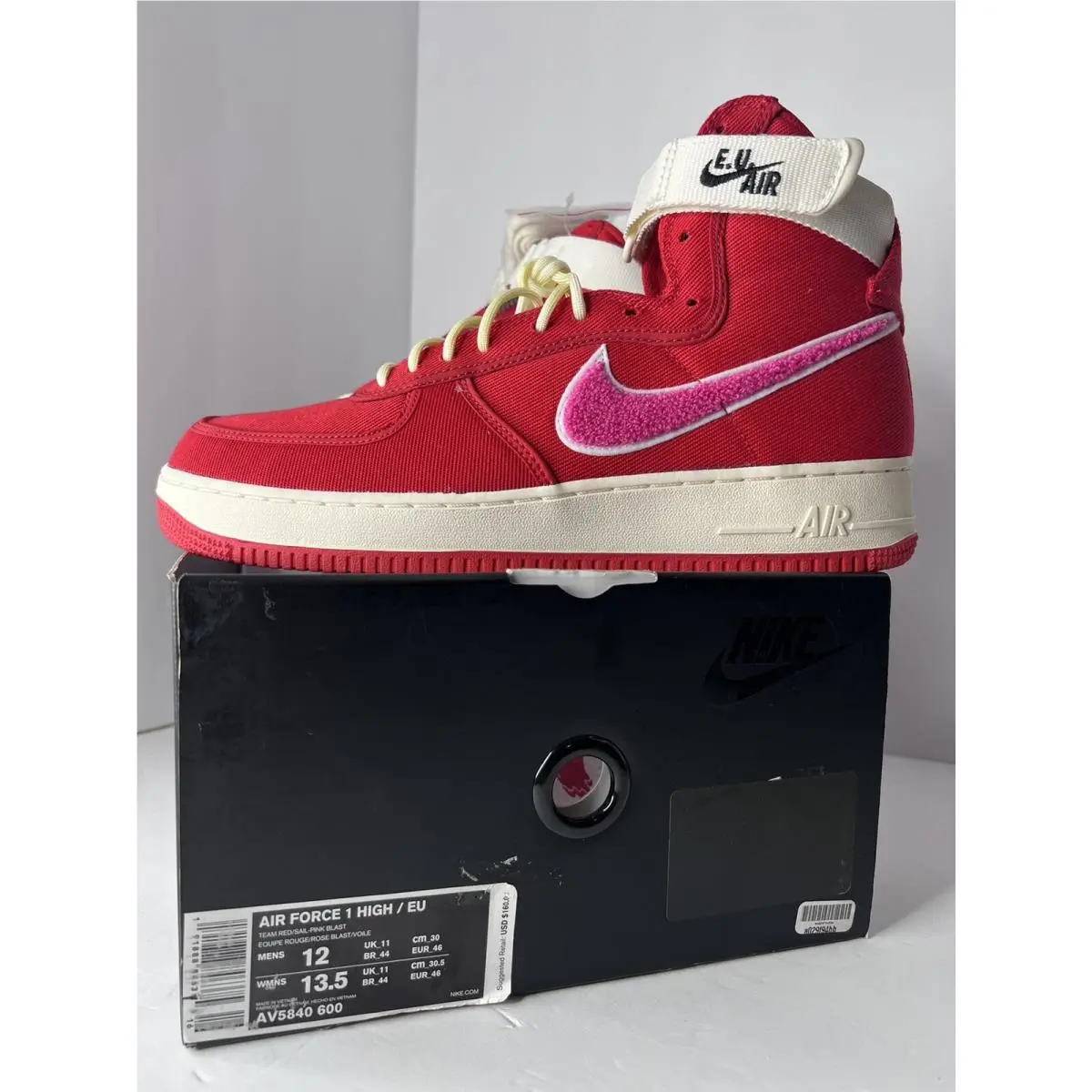 Nike shoes - Nike Air Force 1 - Air Force - AV5840-600 - Red 2