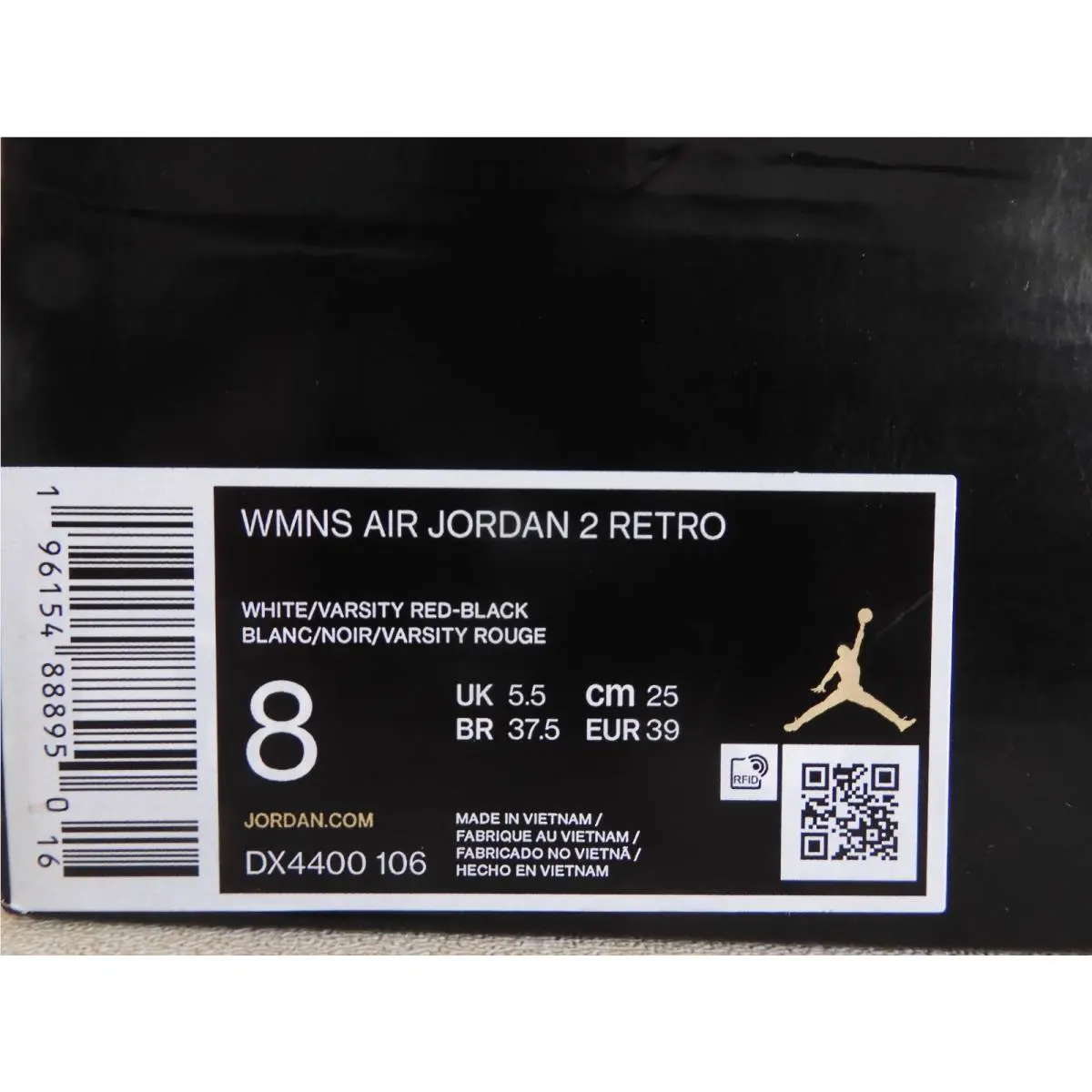Nike shoes - Air Jordan 2 - Air - DX4400-106 - White (UPC: 196154888950) 6