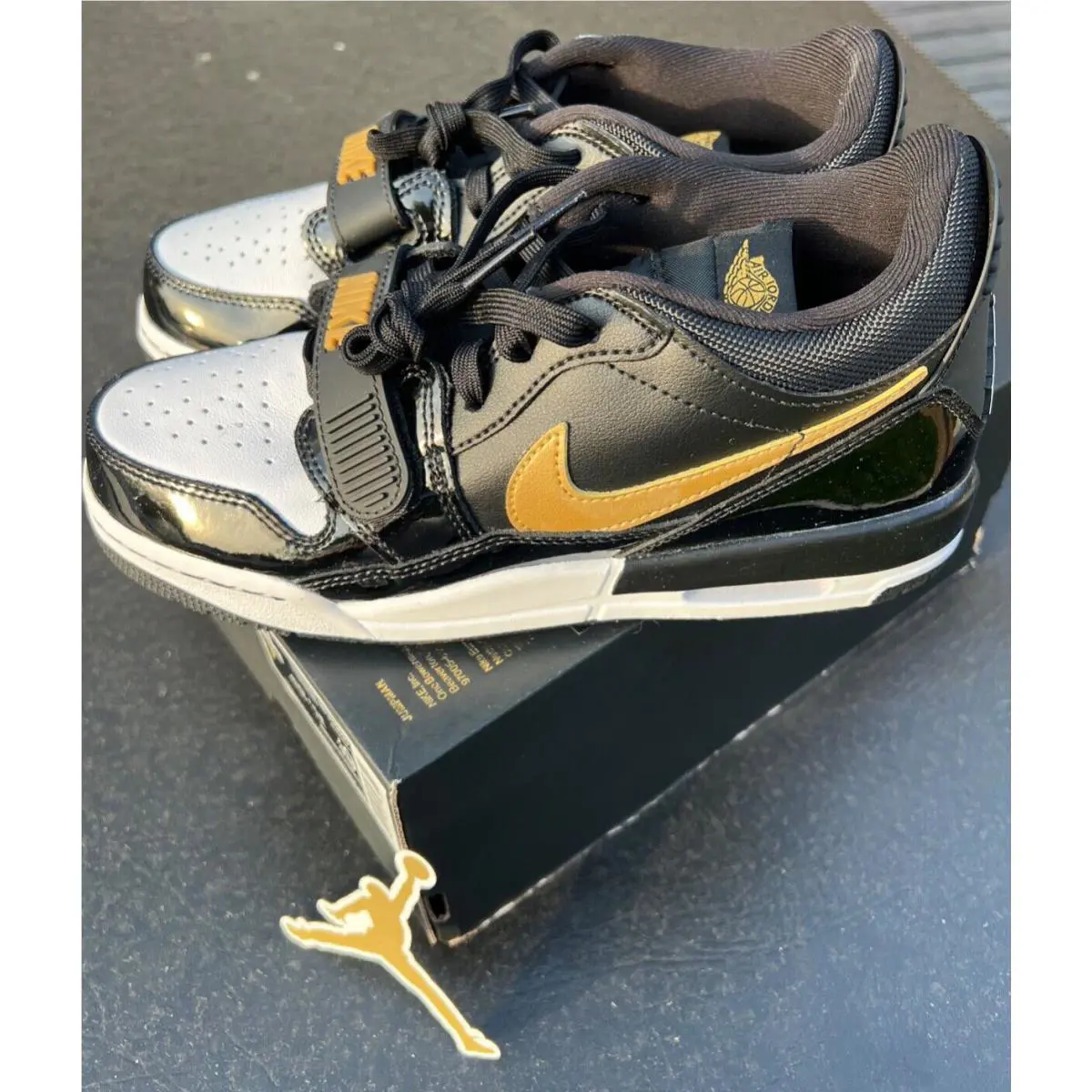 Nike shoes - Jordan Legacy 312 - Legacy - Black/White/Metallic Gold 0
