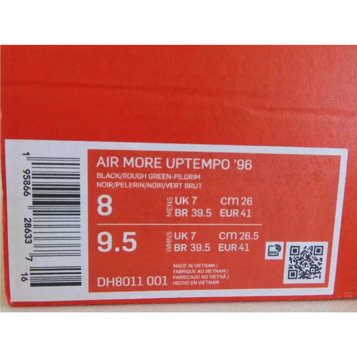 Nike shoes - Nike Air More Uptempo `96 - Black (UPC: 195866286337) 3