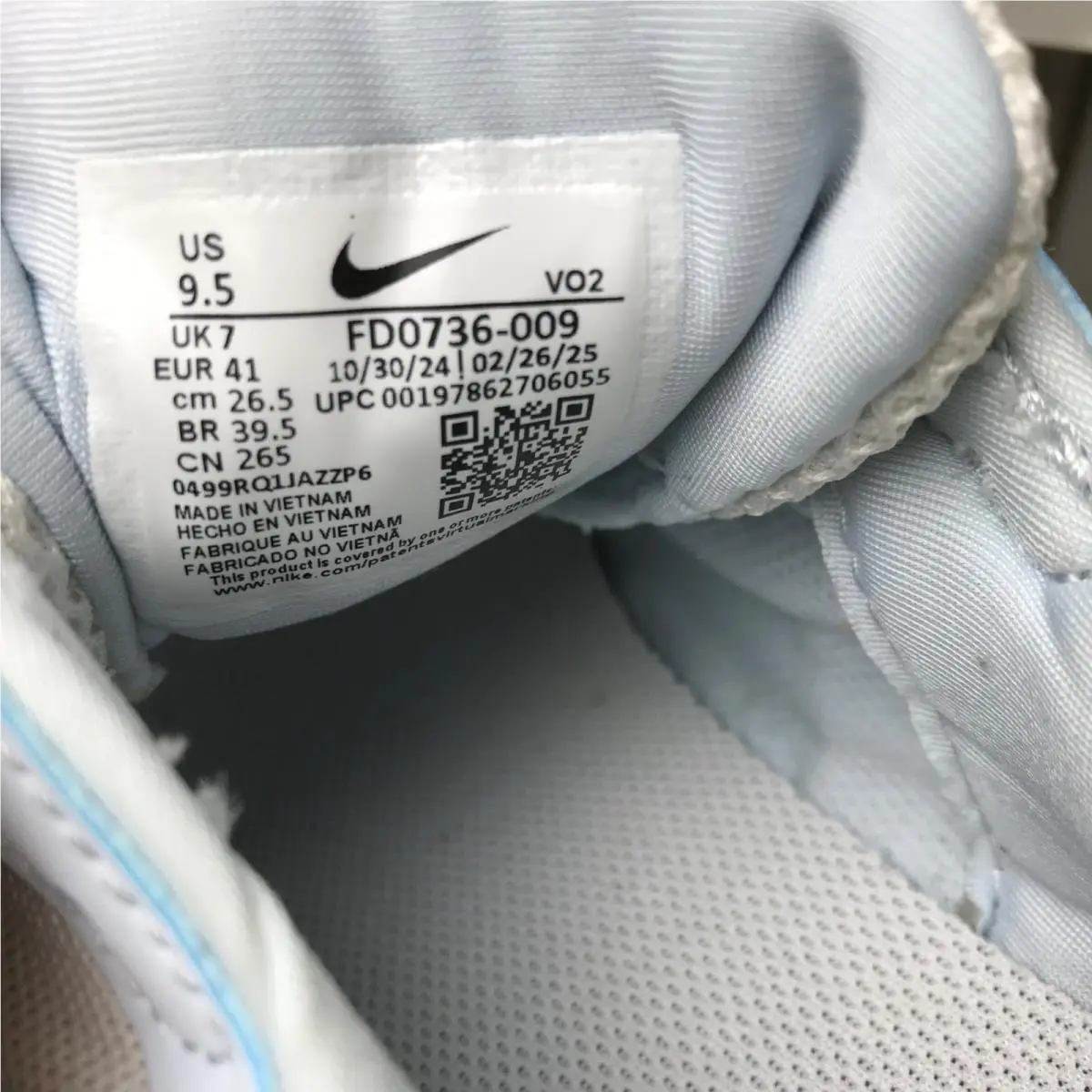 Nike shoes - Nike V2K Run - Run - FD0736-009 - Platinum Tint 9