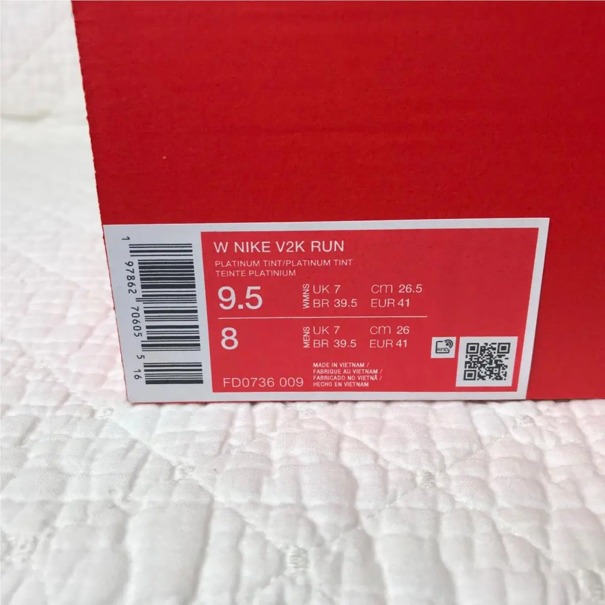 Nike shoes - Nike V2K Run - Run - FD0736-009 - Platinum Tint 10