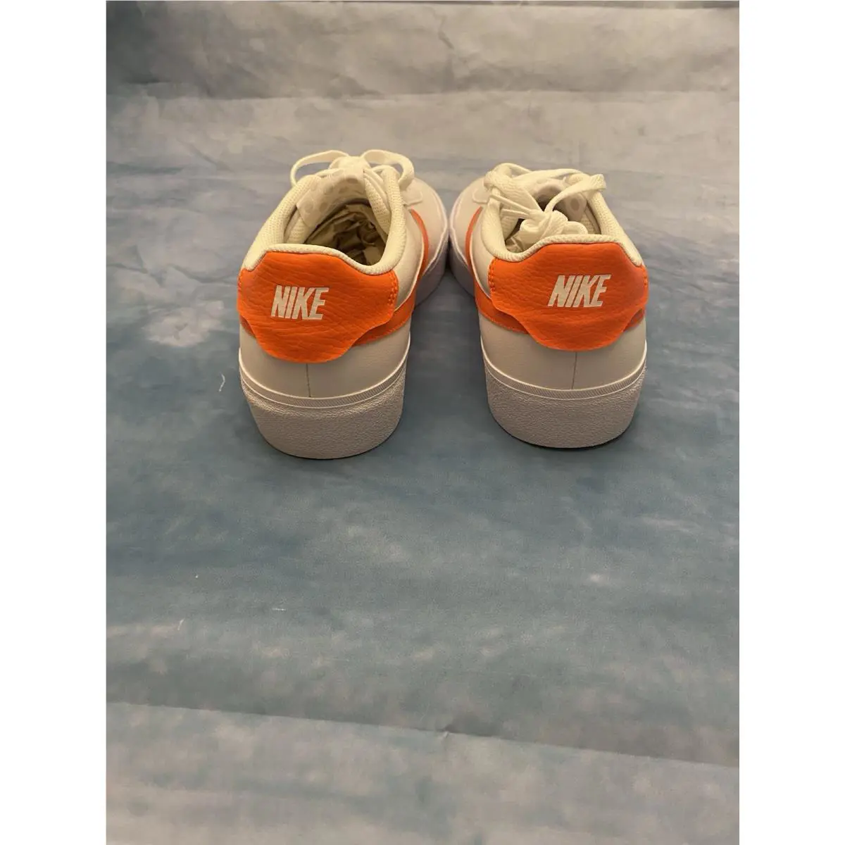 Nike shoes - Nike Court - Court - WHITE/SAFETY ORANGE 3
