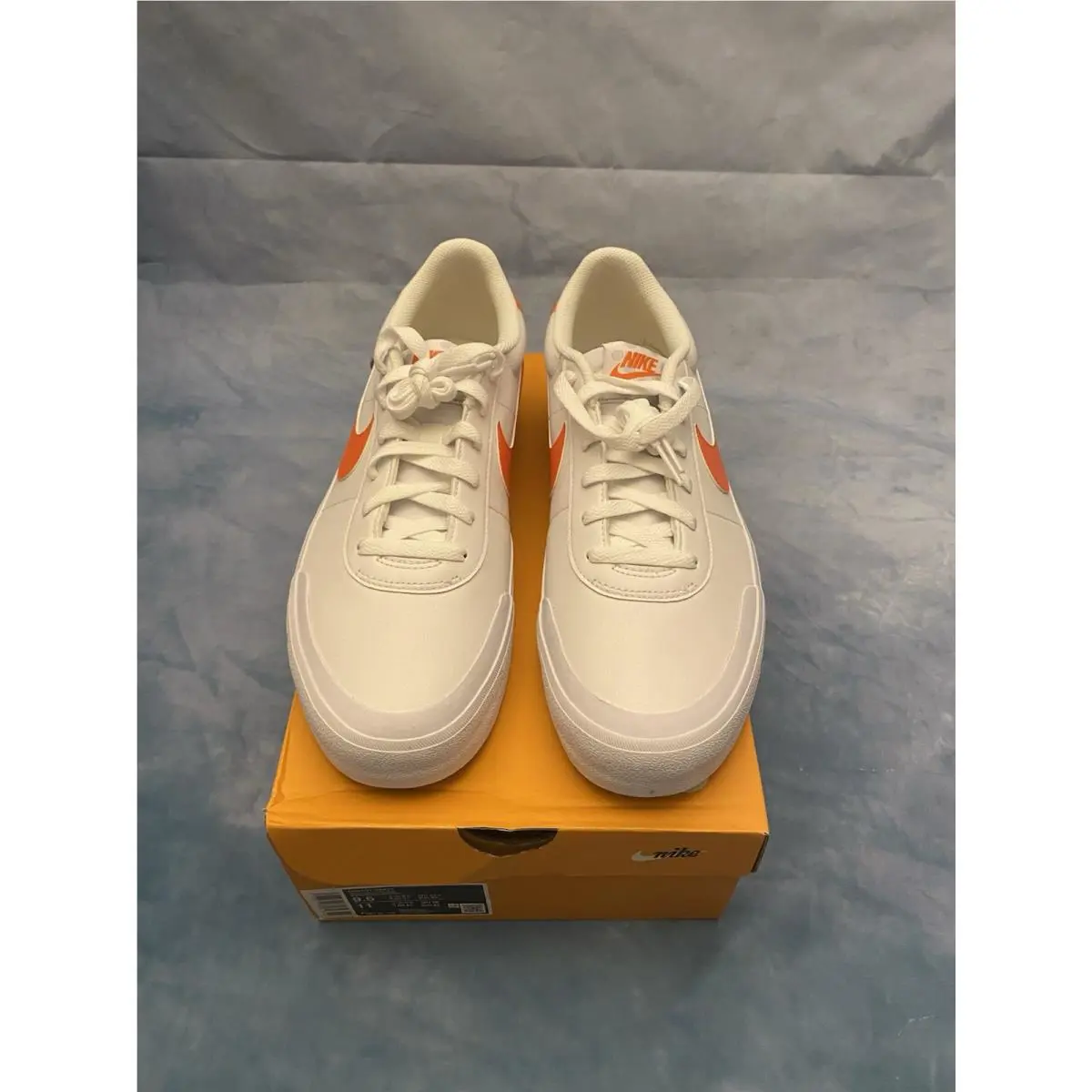 Nike shoes - Nike Court - Court - WHITE/SAFETY ORANGE 5