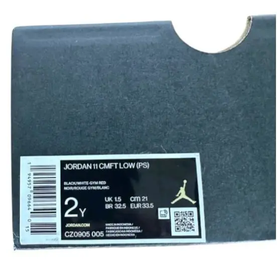 Nike shoes - Air Jordan 11 - Air - Black (UPC: 194957096640) 6