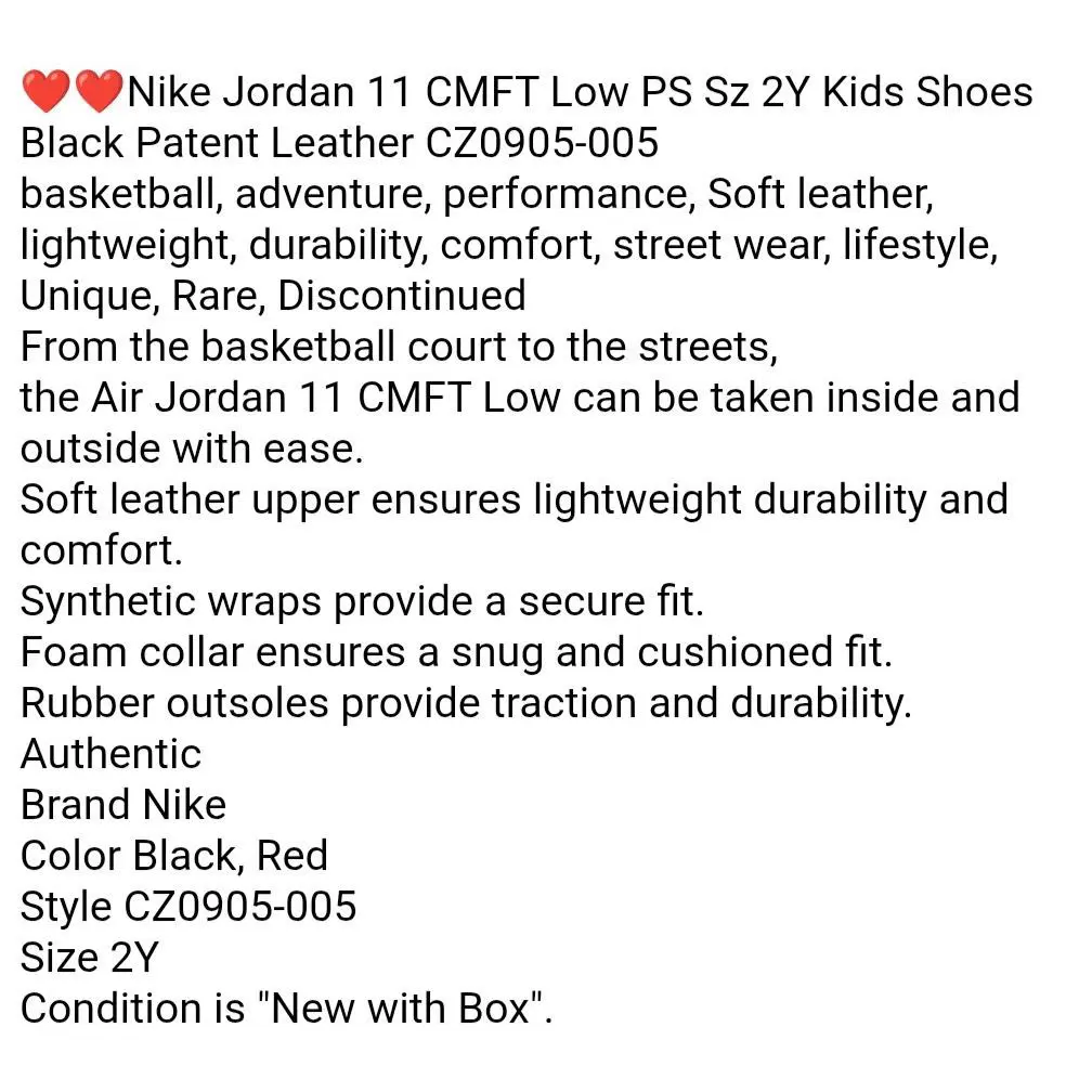 Nike shoes - Air Jordan 11 - Air - Black (UPC: 194957096640) 7