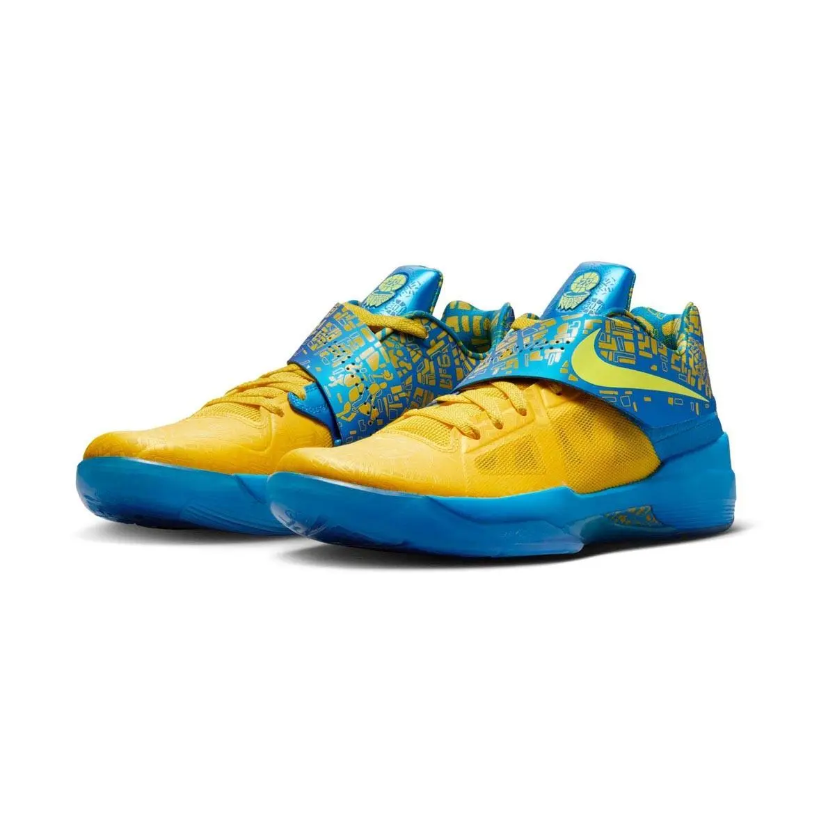 Nike shoes - Nike KD 4 - FZ5916-400 - PHOTO BLUE/LEMON TWIST-TOUR YELLOW (UPC: 197863827971) 0