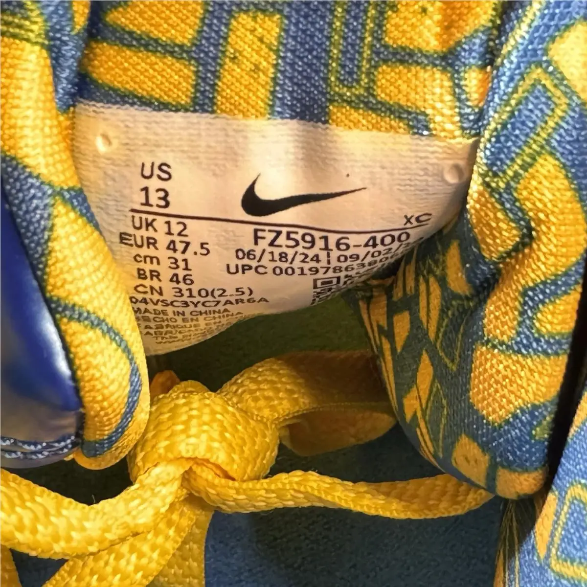 Nike shoes - Nike KD 4 - FZ5916-400 - Yellow 4