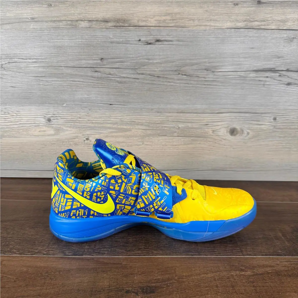 Nike shoes - Nike KD 4 - FZ5916-400 - PHOTO BLUE/LEMON TWIST-TOUR YELLOW (UPC: 197863827971) 4