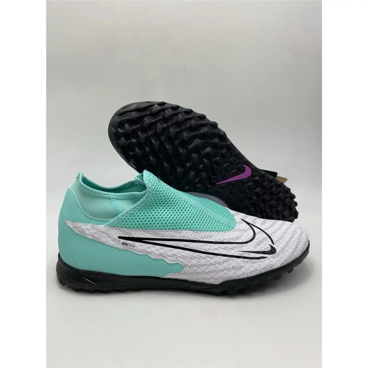Nike Phantom GX Academy DF TF Hyper Turq Black DD9476 300 Men`s Size 10.5
