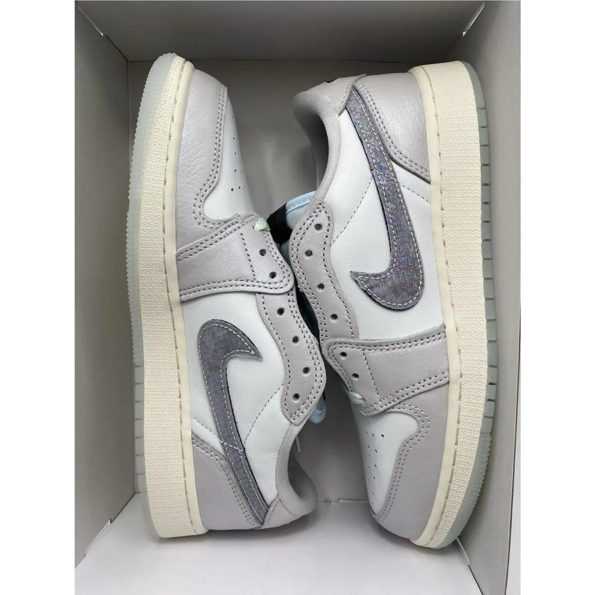 Nike shoes - Nike Air Jordan 1 - Air - HF3207 100 - Summit White (UPC: 197862191165) 5