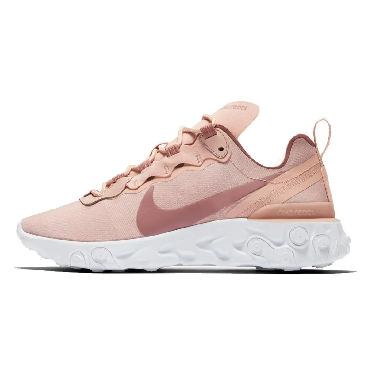 Nike shoes - Nike React Element 55 - React Element - BQ2728-200 - Particle Beige/White/Smokey Mauve (UPC: 882801948268) 3