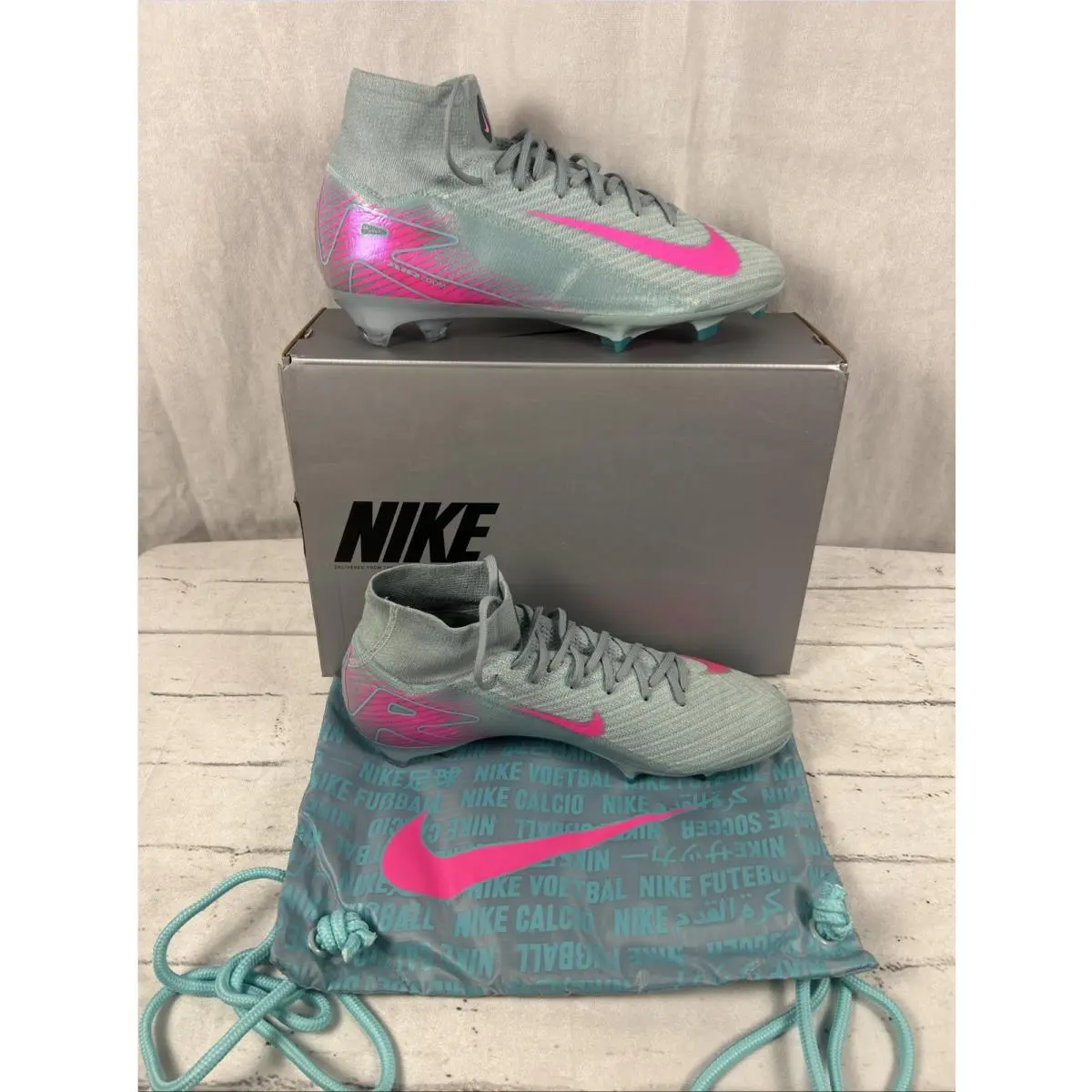 Nike shoes - Nike Zoom Superfly 10 Elite FG - FQ1454-301 - Ocean Cube / Pink Blast (UPC: 197862732979) 0