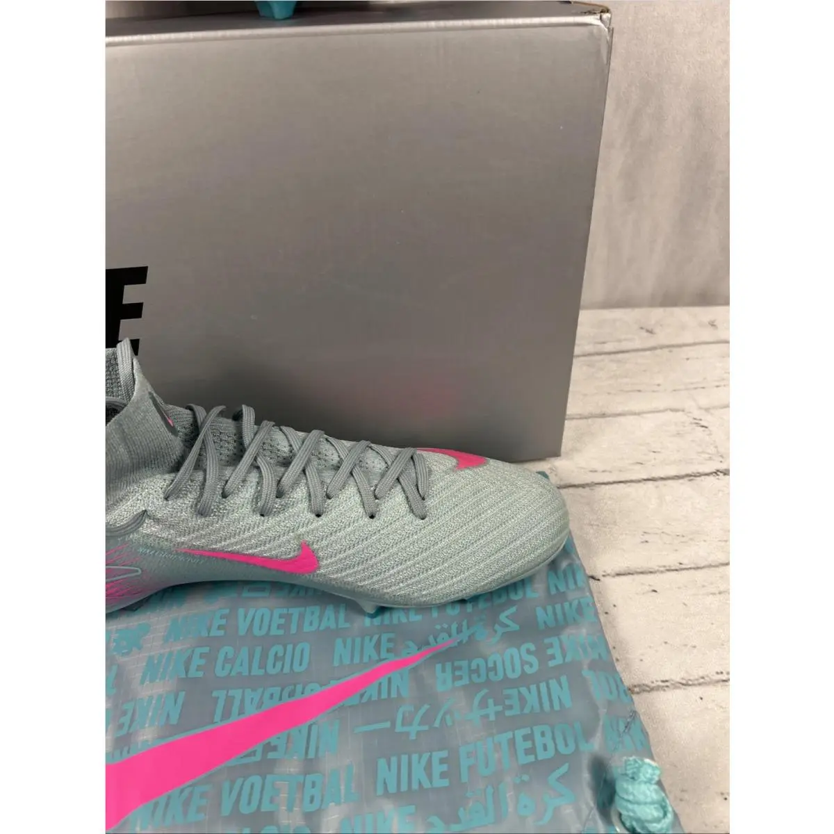 Nike shoes - Nike Zoom Superfly 10 Elite FG - FQ1454-301 - Ocean Cube / Pink Blast (UPC: 197862732979) 4