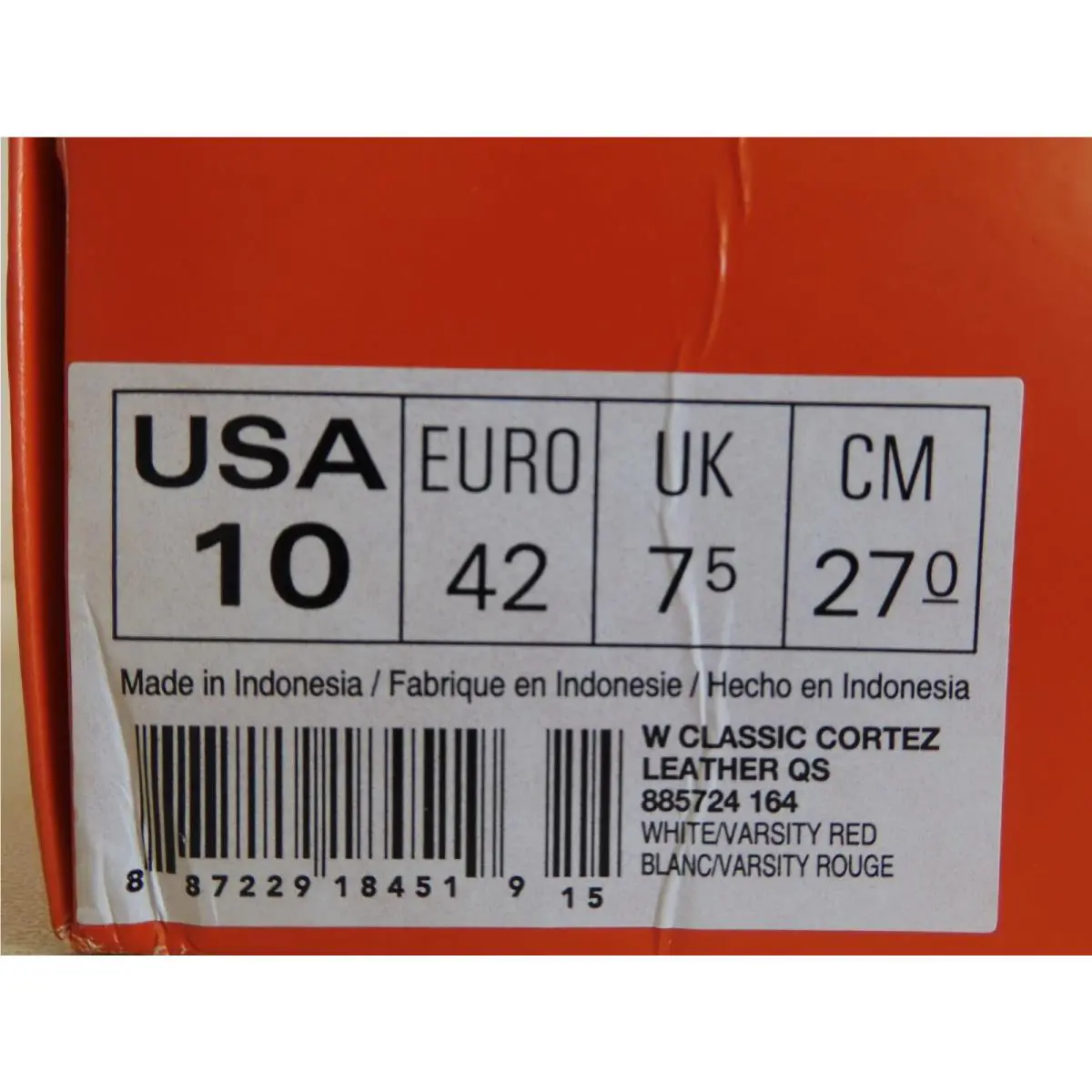 Nike shoes - Nike Classic Cortez - Classic Cortez - 885724-164 - White (UPC: 887229184519) 3