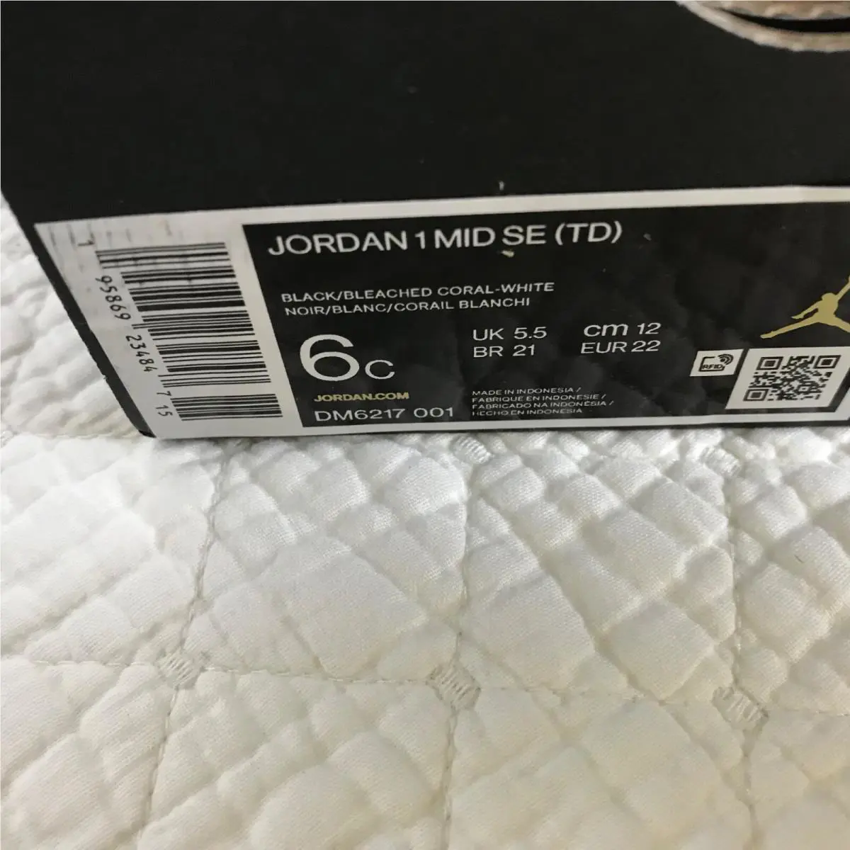 Nike shoes - Jordan 1 MID SE (TD) - Multicolor 9