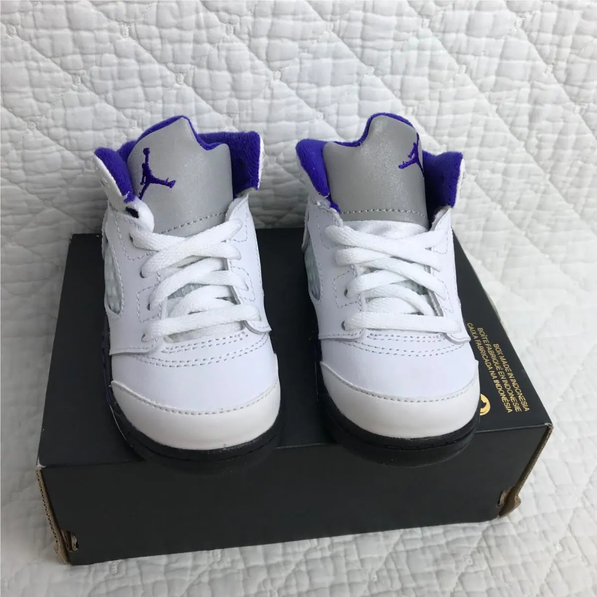 Nike shoes - Air Jordan 5 - Air - 440890-141 - White/Dark Concord-black 3