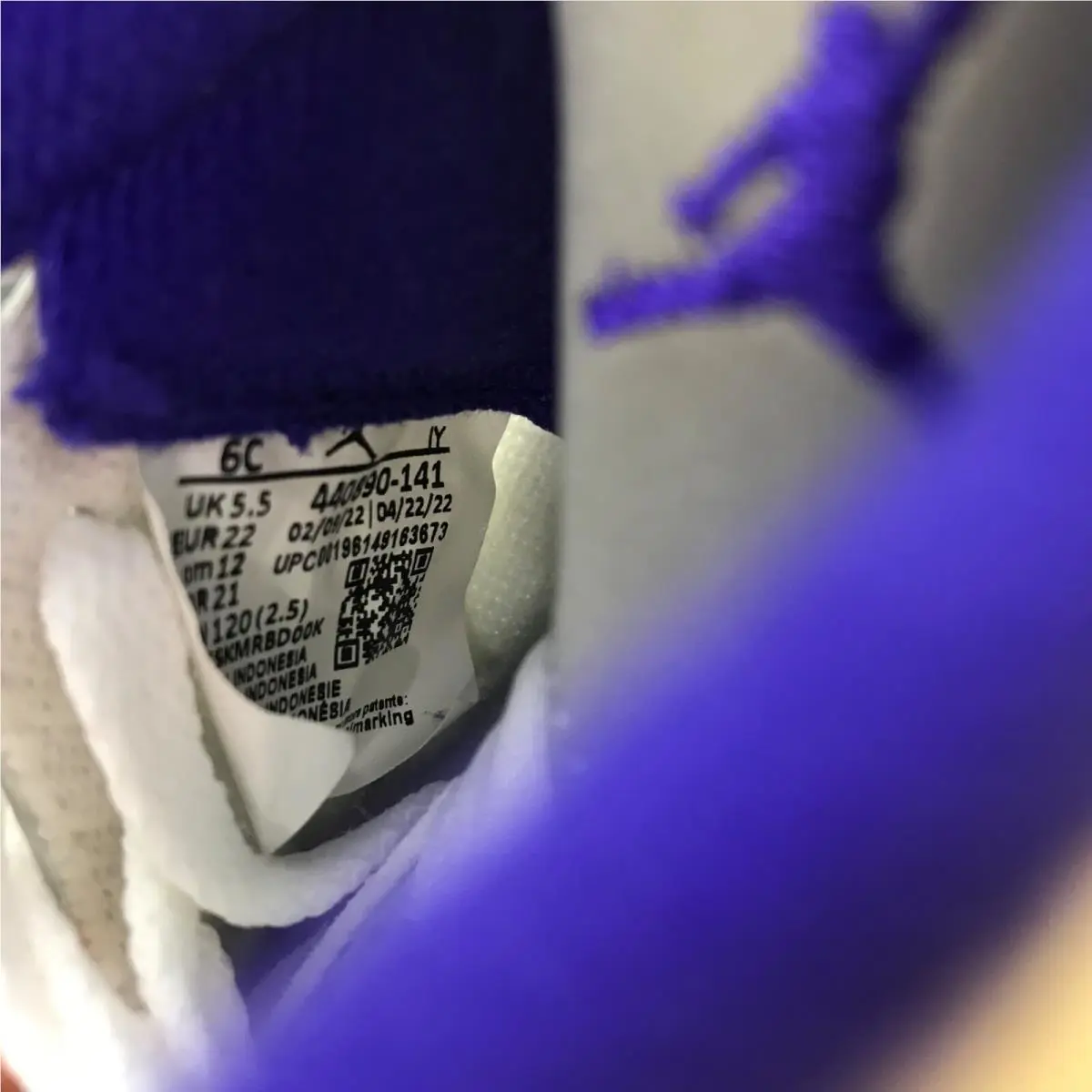 Nike shoes - Air Jordan 5 - Air - 440890-141 - White/Dark Concord-black 9