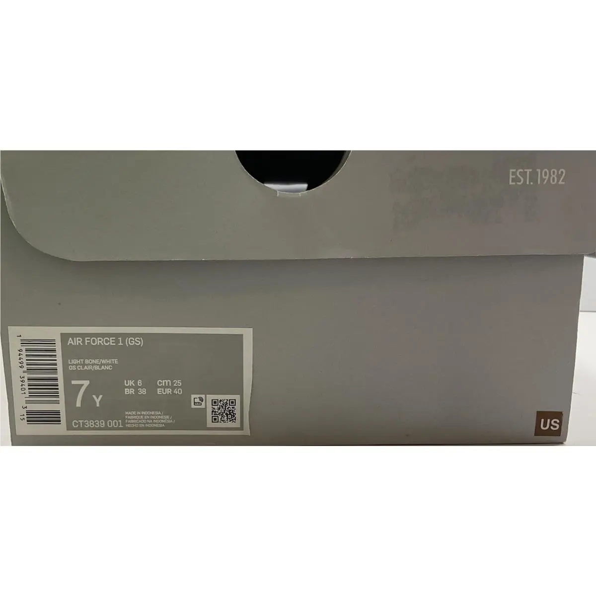 Nike shoes - Nike Air Force 1 - Air Force - CT3839-001 - LIGHT BONE - WHITE 22