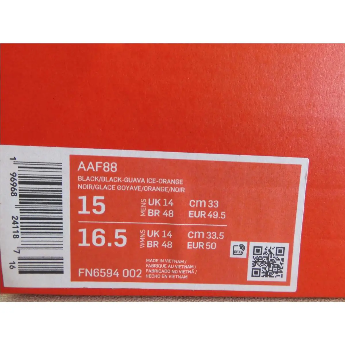Nike shoes - Nike Air Alpha Force - Air Alpha Force - FN6594-002 - Black 3