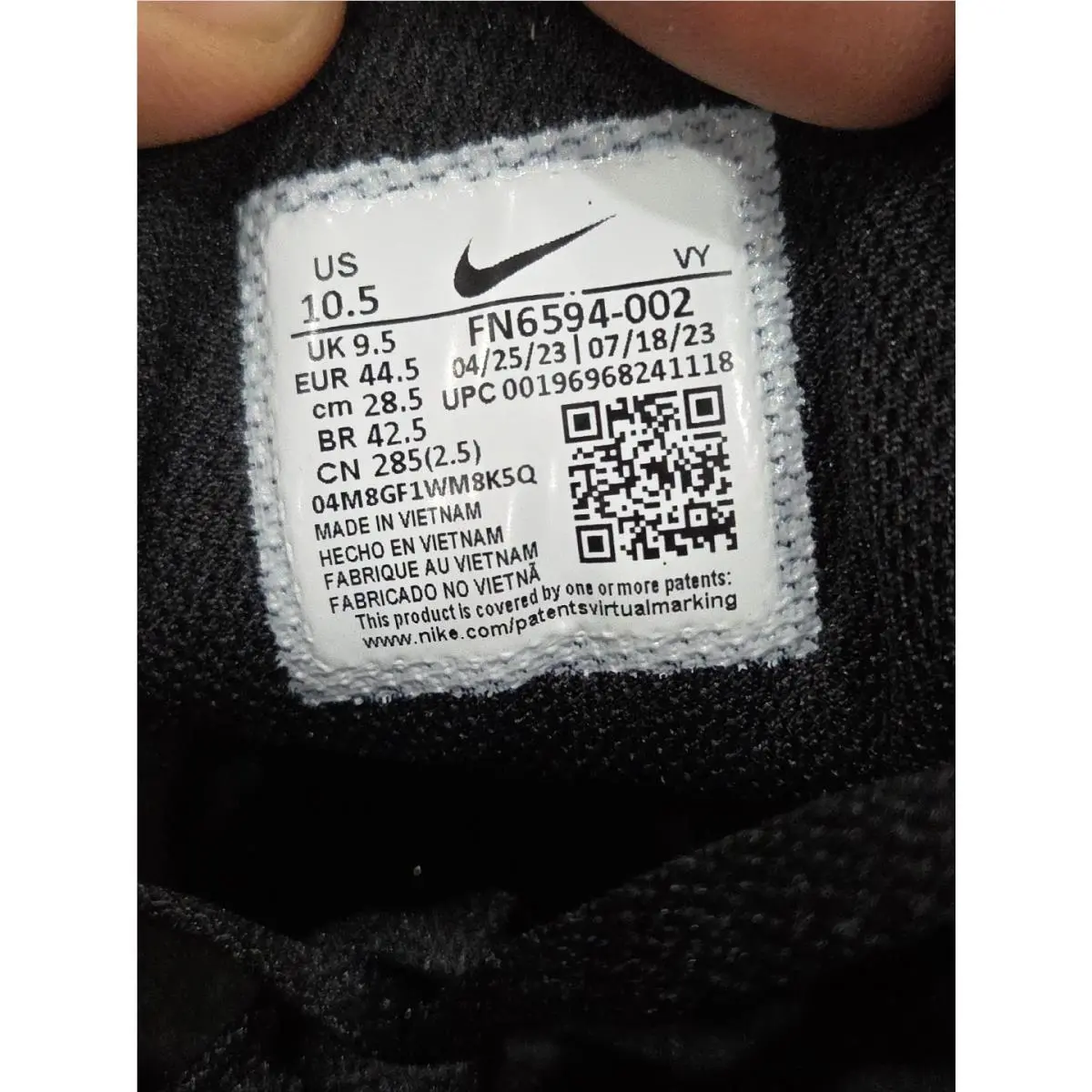 Nike shoes - Nike Air Alpha Force - Air Alpha Force - FN6594-002 - Black 7