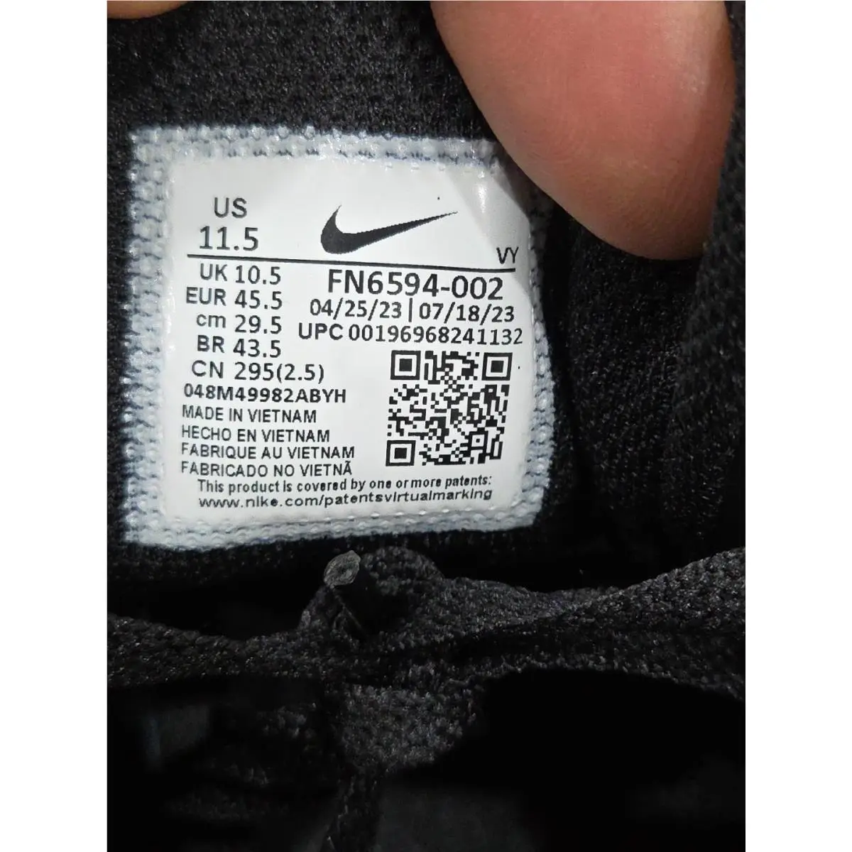 Nike shoes - Nike Air Alpha Force - Air Alpha Force - FN6594-002 - Black 15